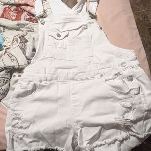 Overall shorts